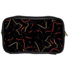 Lines Abstract Print Toiletries Bag (one Side) by dflcprints