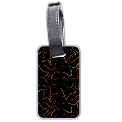 Lines Abstract Print Luggage Tags (two Sides) by dflcprints