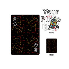 Lines Abstract Print Playing Cards 54 (mini) by dflcprints