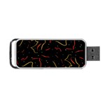 Lines Abstract Print Portable USB Flash (One Side) Front