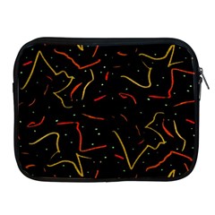 Lines Abstract Print Apple Ipad 2/3/4 Zipper Cases by dflcprints