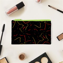 Lines Abstract Print Cosmetic Bag (xs)