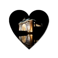 Menin Gate Ieper Monument Heart Magnet by Simbadda