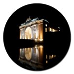 Menin Gate Ieper Monument Magnet 5  (Round) Front