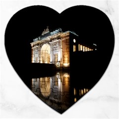 Menin Gate Ieper Monument Jigsaw Puzzle (heart) by Simbadda