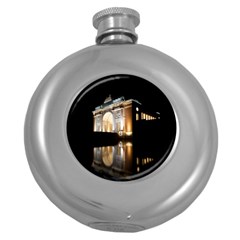 Menin Gate Ieper Monument Round Hip Flask (5 Oz) by Simbadda