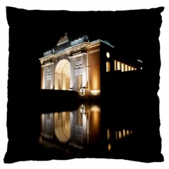 Menin Gate Ieper Monument Large Cushion Case (two Sides) by Simbadda