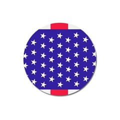 Day Independence July Background Magnet 3  (round) by Simbadda