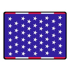 Day Independence July Background Double Sided Fleece Blanket (small)  by Simbadda