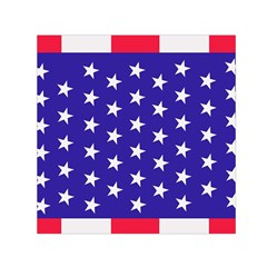 Day Independence July Background Small Satin Scarf (square) by Simbadda