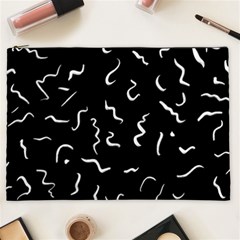 Scribbles Lines Drawing Picture Cosmetic Bag (xxl) by Simbadda