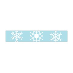 Snowflakes Winter Graphics Weather Flano Scarf (mini) by Simbadda