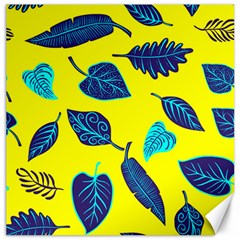 Leaves Pattern Picture Detail Canvas 20  X 20  by Simbadda