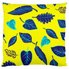 Leaves Pattern Picture Detail Standard Flano Cushion Case (one Side) by Simbadda