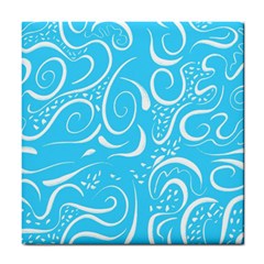 Scribble Reason Design Pattern Tile Coasters by Simbadda