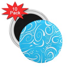 Scribble Reason Design Pattern 2 25  Magnets (10 Pack)  by Simbadda