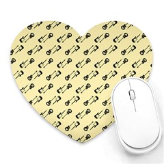 Guitar Guitars Music Instrument Heart Mousepads by Simbadda