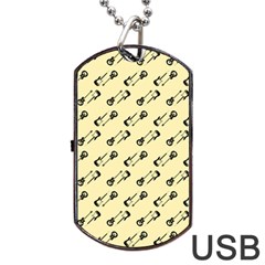 Guitar Guitars Music Instrument Dog Tag Usb Flash (one Side) by Simbadda