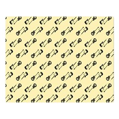 Guitar Guitars Music Instrument Double Sided Flano Blanket (large)  by Simbadda