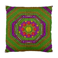 Flowers In Rainbows For Ornate Joy Standard Cushion Case (one Side)