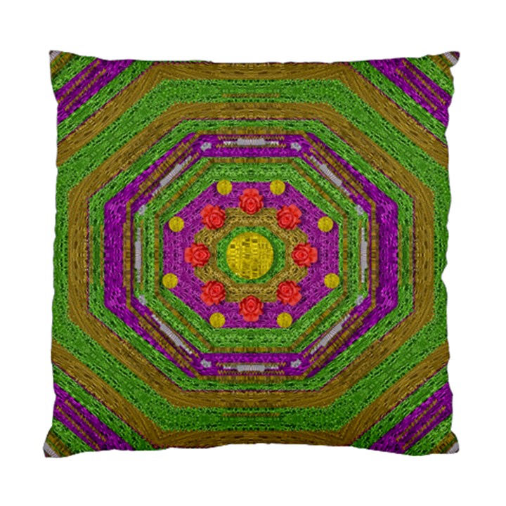 Flowers In Rainbows For Ornate Joy Standard Cushion Case (Two Sides)