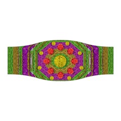 Flowers In Rainbows For Ornate Joy Stretchable Headband by pepitasart