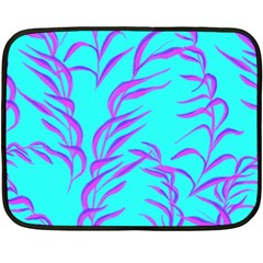 Branches Leaves Colors Summer Fleece Blanket (mini) by Simbadda