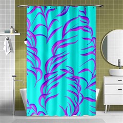 Branches Leaves Colors Summer Shower Curtain 48  X 72  (small)  by Simbadda