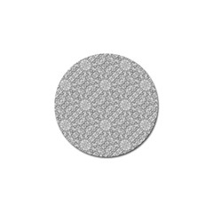 Geometric Grey Print Pattern Golf Ball Marker (4 Pack) by dflcprints