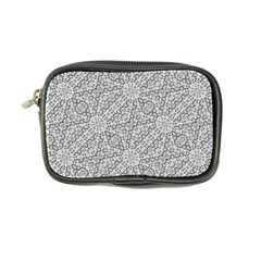 Geometric Grey Print Pattern Coin Purse by dflcprints