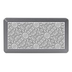 Geometric Grey Print Pattern Memory Card Reader (Mini) Front