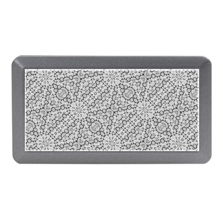 Geometric Grey Print Pattern Memory Card Reader (Mini)