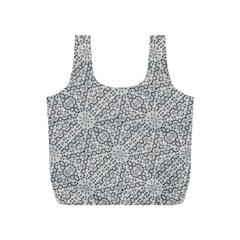 Geometric Grey Print Pattern Full Print Recycle Bag (s) by dflcprints