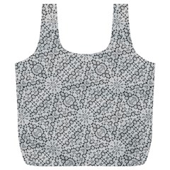 Geometric Grey Print Pattern Full Print Recycle Bag (xl) by dflcprints