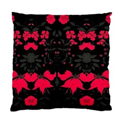 Pink Floral Pattern By Flipstylez Designs Standard Cushion Case (two Sides) by flipstylezfashionsLLC