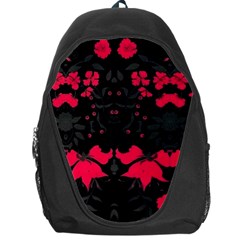 Pink Floral Pattern By Flipstylez Designs Backpack Bag by flipstylezfashionsLLC