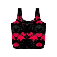 Pink Floral Pattern By Flipstylez Designs Full Print Recycle Bag (s)