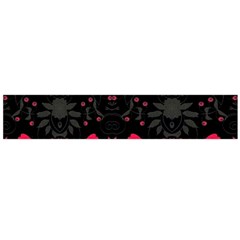 Pink Floral Pattern By Flipstylez Designs Large Flano Scarf 