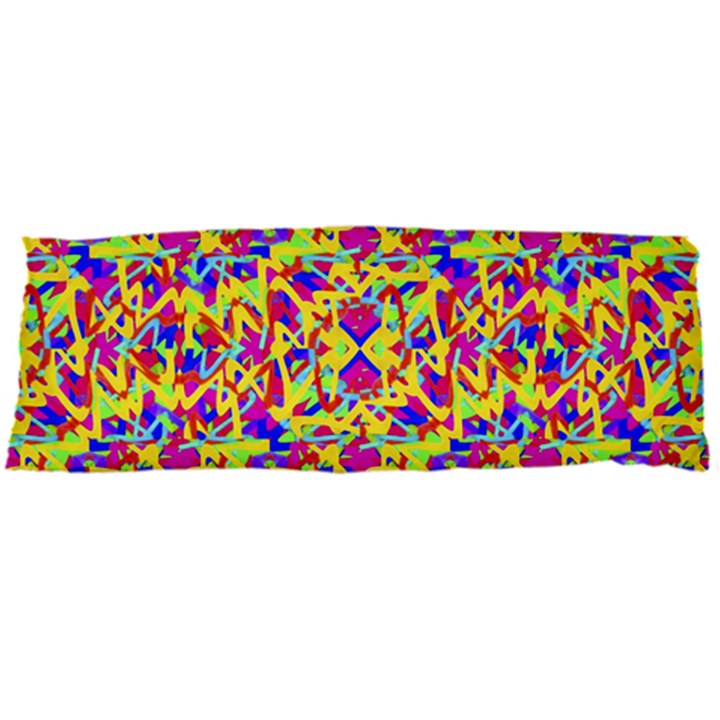 Multicolored Linear Pattern Design Body Pillow Case Dakimakura (Two Sides)