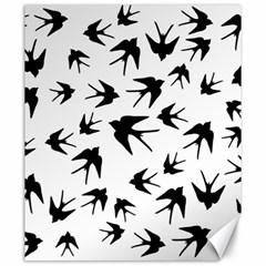 Vintage Birds Pattern Canvas 20  X 24  by Valentinaart