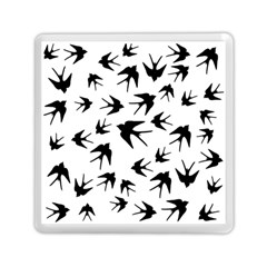 Vintage Birds Pattern Memory Card Reader (square) by Valentinaart