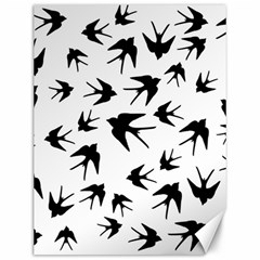 Vintage Birds Pattern Canvas 12  X 16 