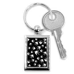 Birds Pattern Key Chains (rectangle)  by Valentinaart