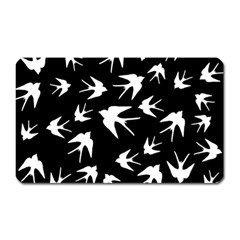 Birds Pattern Magnet (rectangular) by Valentinaart