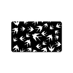 Birds Pattern Magnet (name Card) by Valentinaart