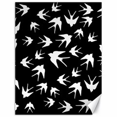 Birds Pattern Canvas 18  X 24  by Valentinaart