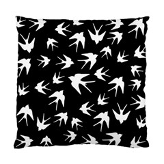 Birds Pattern Standard Cushion Case (two Sides) by Valentinaart