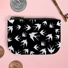 Birds Pattern Mini Coin Purse by Valentinaart