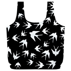 Birds Pattern Full Print Recycle Bag (xl) by Valentinaart