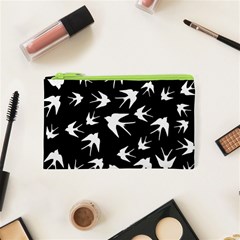 Birds Pattern Cosmetic Bag (xs) by Valentinaart